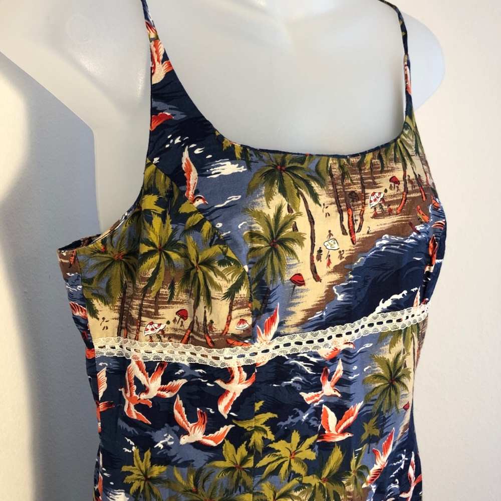 No Boundaries • Tropical Vacation Vintage Dress